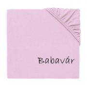 Rózsaszín pamut bölcső lepedő