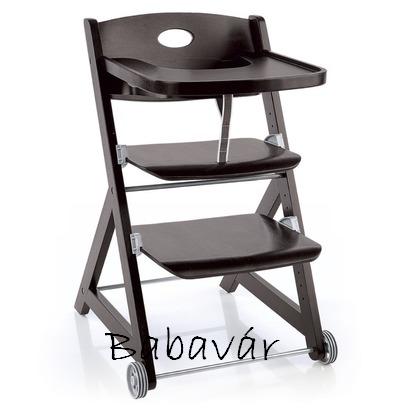 Roba görgös barna etetőszék párna nélkül Roba görgös barna etetőszék párna nélkül