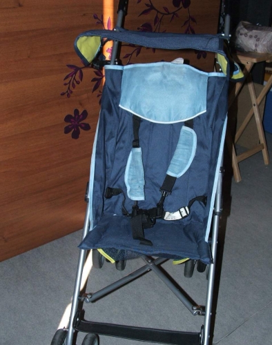 GoBabyGo kicsi ernyőkocsi kék/ zöld GoBabyGo kicsi ernyőkocsi kék/ zöld