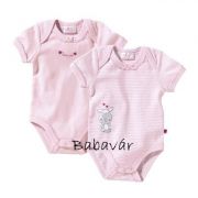 Bornino Rózsaszín szívecskés Rövid ujjú Body Bornino Rózsaszín szívecskés Rövid ujjú Body