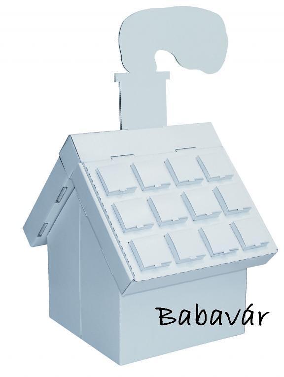 Egyedileg Festhető, dekorálható Adventi Házikó Egyedileg Festhető, dekorálható Adventi Házikó