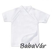 Fehér átlapozós baba felső / rékli Fehér átlapozós baba felső / rékli