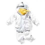 Fehér plüss babanadrág Fehér plüss babanadrág