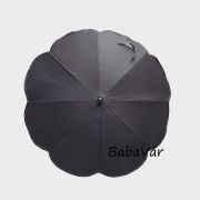Fekete napernyő babakocsira UV védelem
