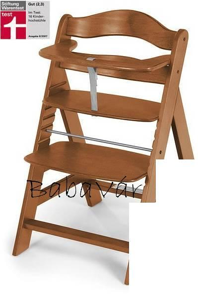 Hauck Etetőszék fa Alpha Karamel párna nélkül Hauck Etetőszék fa Alpha Karamel párna nélkül