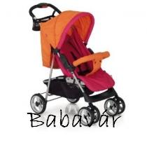 Herlag lapra csukható babakocsi Ravenna Narancs/ pink Herlag lapra csukható babakocsi Ravenna Narancs/ pink