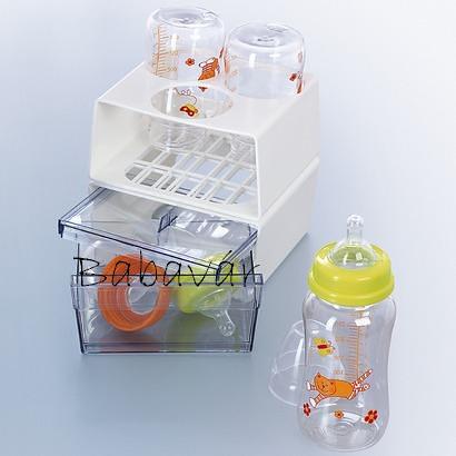 LOCKWEILER cumisüveg szárító fiókkal Fehér LOCKWEILER cumisüveg szárító fiókkal Fehér