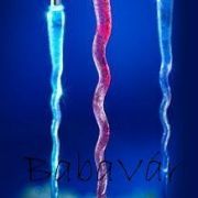 Szíváltósan világító felakasztható üveg jégcsapok