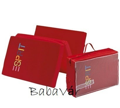 Összehajtható piros Esprit matrac utazóágyba H. Összehajtható piros Esprit matrac utazóágyba H.