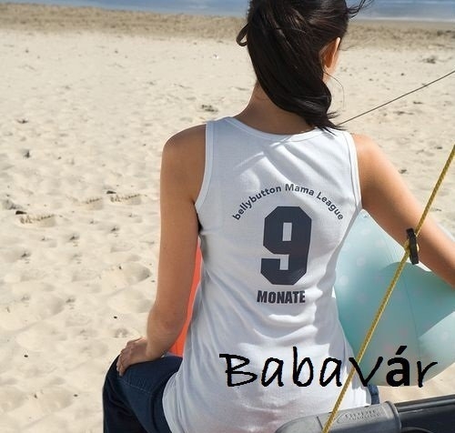 BellyButton fehér sportos kismama trikó BellyButton fehér sportos kismama trikó