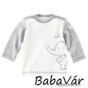 Bornino szürke elefántos pamut baba felső Bornino szürke elefántos pamut baba felső