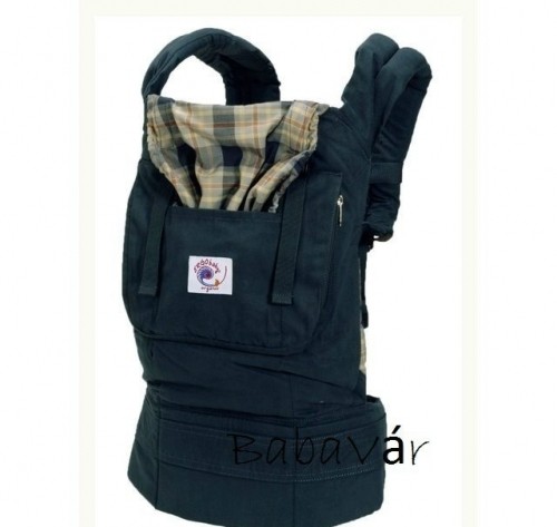 ErgoBaby Organic babahordozó kék/ kockás ErgoBaby Organic babahordozó kék/ kockás