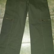 Fischer collection khaki cipzáras zsebes kismamanadrág