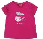 Kanz pink cseresznyés kislány poló