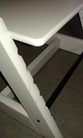 Stokke Tripp Trapp etetőszék: Fehér Szépséghibás Stokke Tripp Trapp etetőszék: Fehér Szépséghibás