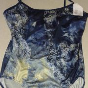 Linique Collection kék mintás kismama fürdőruha
