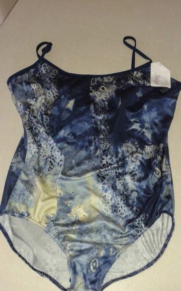 Linique Collection kék mintás kismama fürdőruha