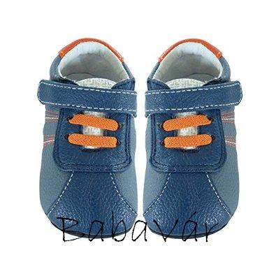 Jack and Lily My Mocs kék tépőzáras bőr babacipő Jack and Lily My Mocs kék tépőzáras bőr babacipő