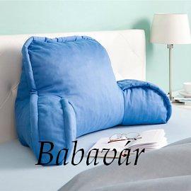 Ágyra tehető komfort háttámasz párna kék