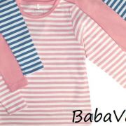 Bornino natur csíkos hosszú ujjú felső Bornino natur csíkos hosszú ujjú felső