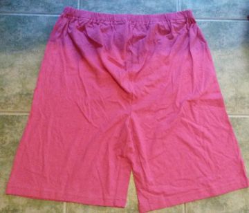Rózsaszín kismama sort/pizsama rövidnadrág