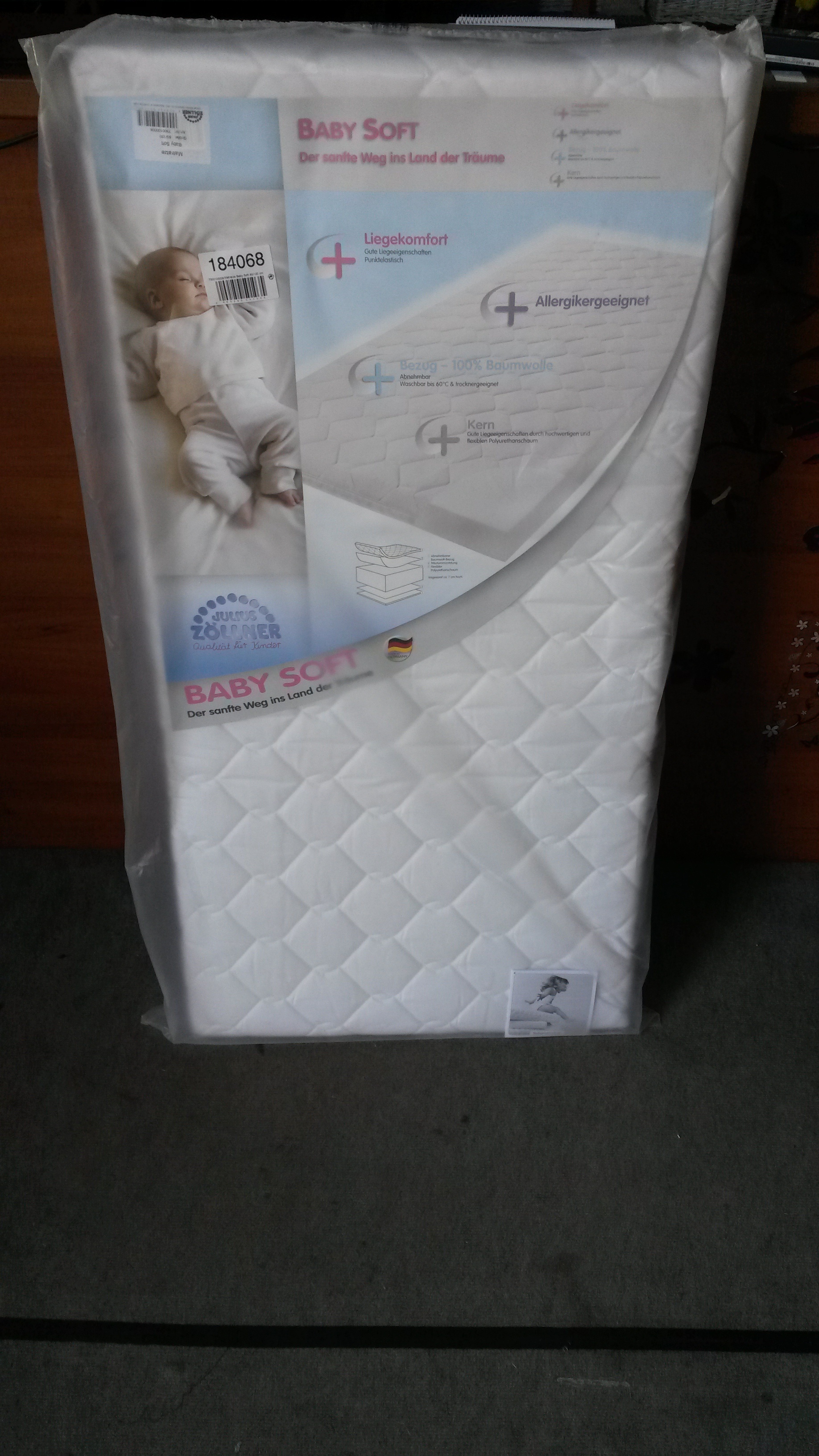 Zöllner kétoldalas matrac Baby Soft 70 x 140 Zöllner kétoldalas matrac Baby Soft 70 x 140