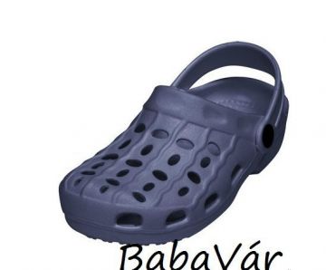 Sötétkék baba hab papucs/klumpa