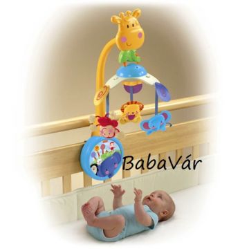 Fisher Price Zenélő körforgó Safari