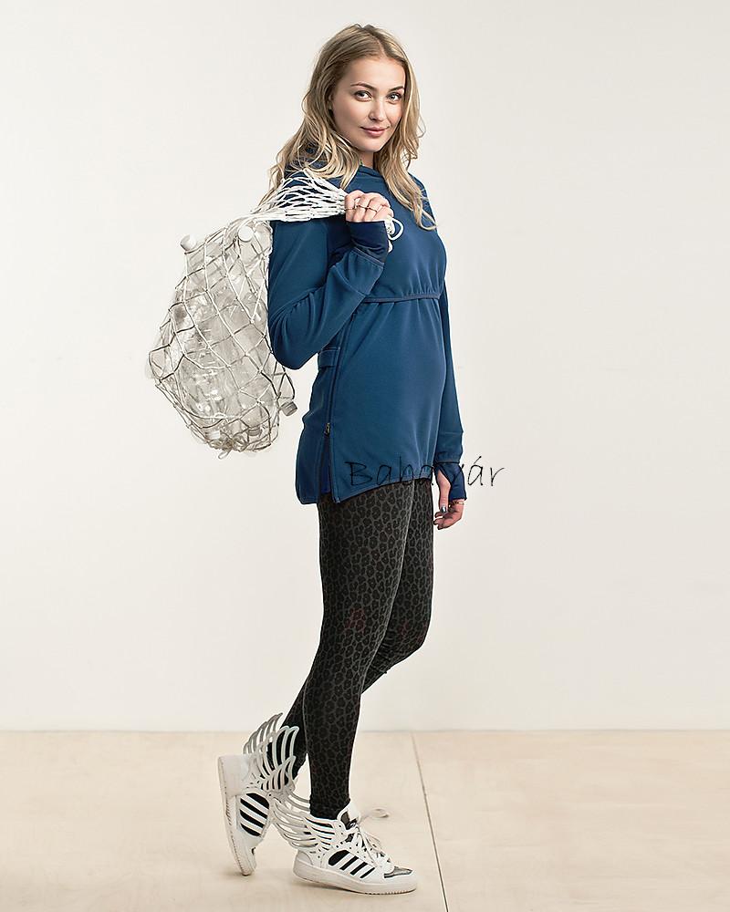 Boob Ready Flex szoptatós/kismama kapucnis felső Petrol Boob Ready Flex szoptatós/kismama kapucnis felső Petrol