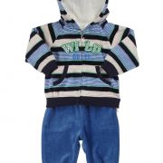 Kanz 3 részes kék kisfiú pamut együttes motoros Kanz 3 részes kék kisfiú pamut együttes motoros