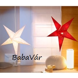 Belógatható Óriás Csillag Dekor 60 cm piros Belógatható Óriás Csillag Dekor 60 cm piros