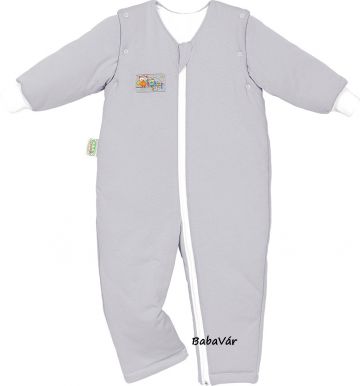 ODENWÄLDER BabyNest szürke baglyos átalakítható pizsama overáll