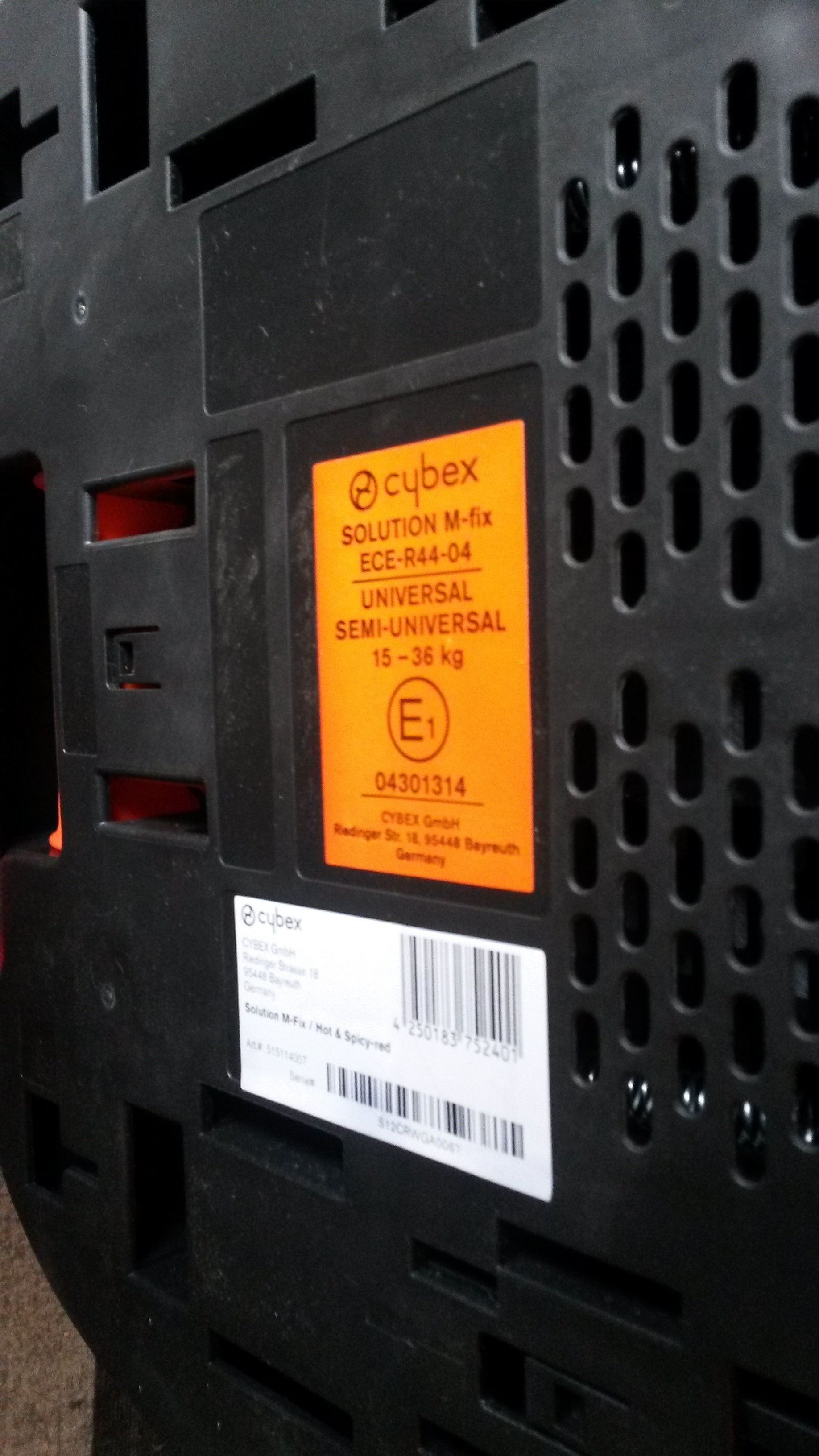 Cybex Solution M Fix autós gyermekülés 15-36 kg Hot & Spicy Cybex Solution M Fix autós gyermekülés 15-36 kg Hot & Spicy