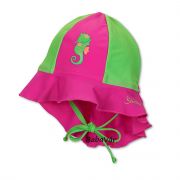 Sterntaler UV szűrős pink/zöld csikóhalas strandsapka Sterntaler UV szűrős pink/zöld csikóhalas strandsapka