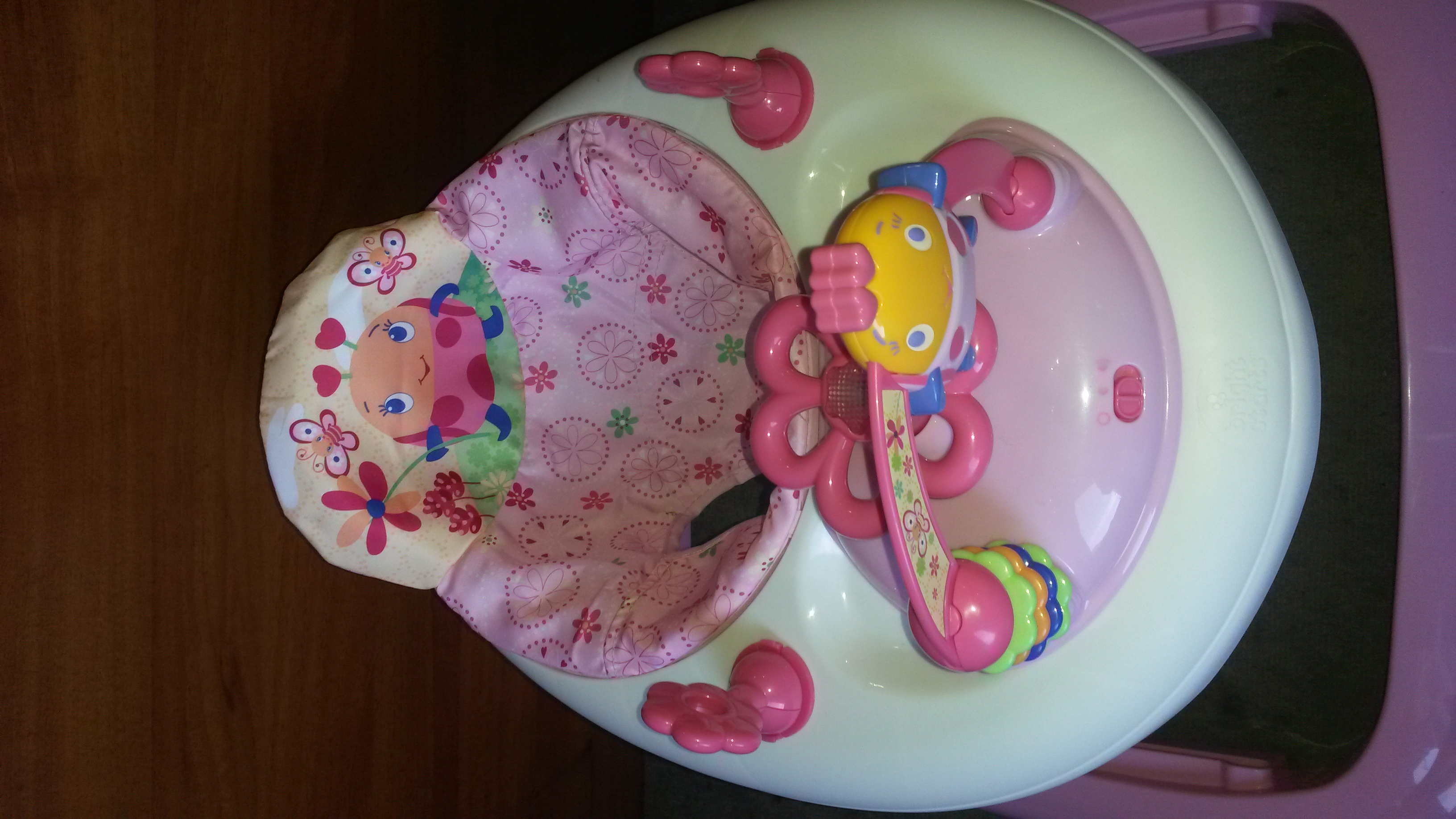 Bright Starts Pink bogárkás bébikomp Bright Starts Pink bogárkás bébikomp