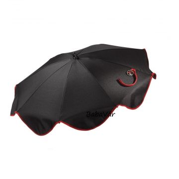 Hartan UV szűrős napernyő: Fekete/piros