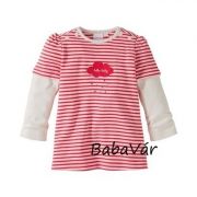 Kanz plüss csíkos macis baba pulóver Kanz plüss csíkos macis baba pulóver