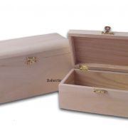 Dekorálható nyers fa doboz szett