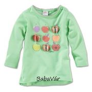 s.Oliver zöld csíkos almás kislány póló s.Oliver zöld csíkos almás kislány póló