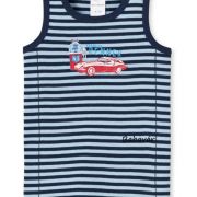 Schiesser kék csíkos autós baba trikó Schiesser kék csíkos autós baba trikó