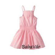 Cute Rebels rózsaszín pöttyös kislány ruha