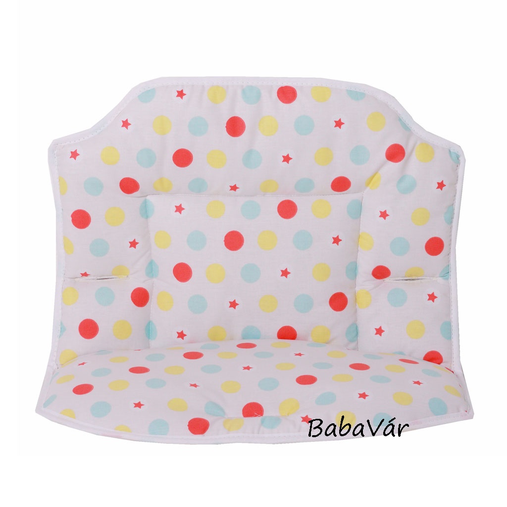 Schardt Best fa etetőszékbe párna pöttyös/csillagos Schardt Best fa etetőszékbe párna pöttyös/csillagos