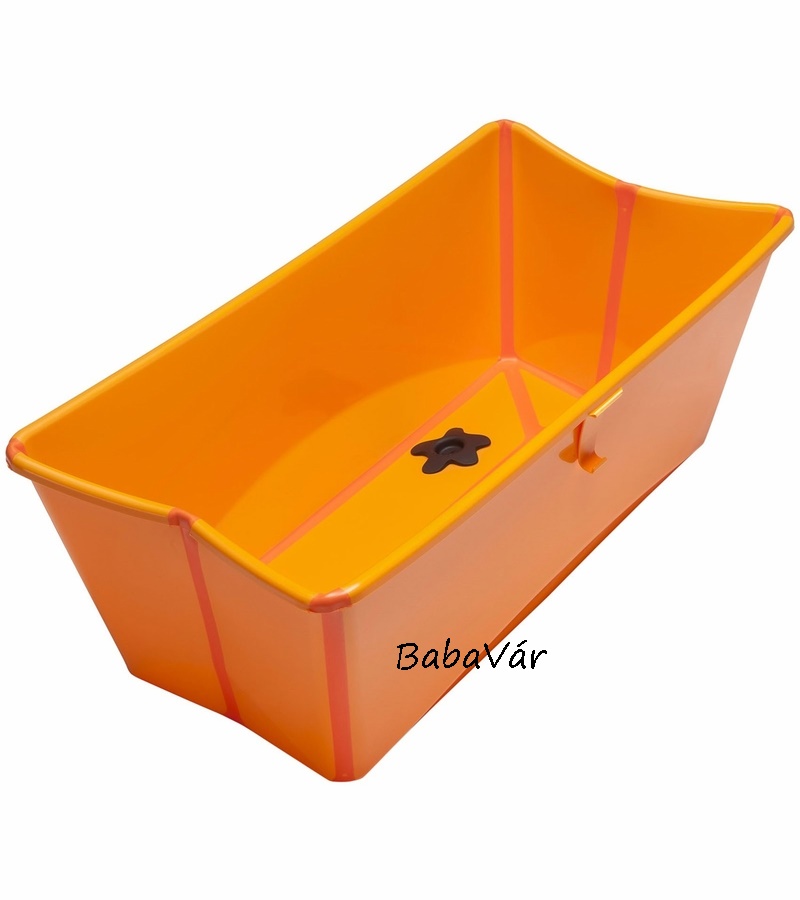 Stokke Flexi-Bath Összecsukható Babakád Orange Átlátszó H. Stokke Flexi-Bath Összecsukható Babakád Orange Átlátszó H.