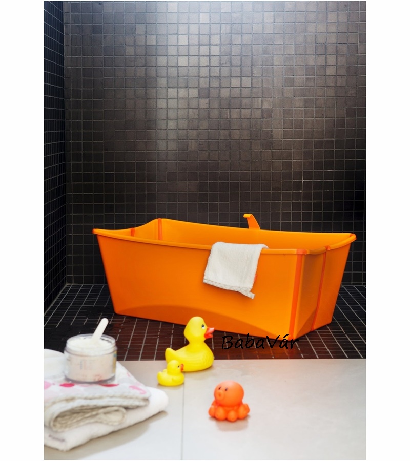 Stokke Flexi-Bath Összecsukható Babakád Orange Átlátszó H. Stokke Flexi-Bath Összecsukható Babakád Orange Átlátszó H.