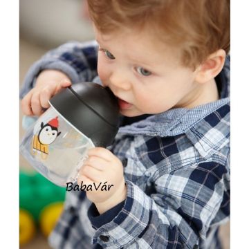 Avent prémium csőrös itatópohár: fekete 260 ml SCF753