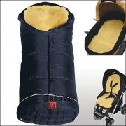 Kaiser Thermo fleece 2 az 1-ben Bundazsák Babakocsiba Gyapjú betéttel Kék