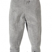 Bornino szürke lábfejes plüss babanadrág