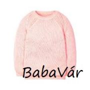 Mothercare barack színű kötött kislány pulóver