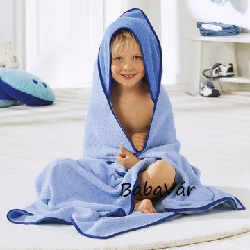 Wörner kék kapucnis óriás méretű babakifogó/babatörölköző