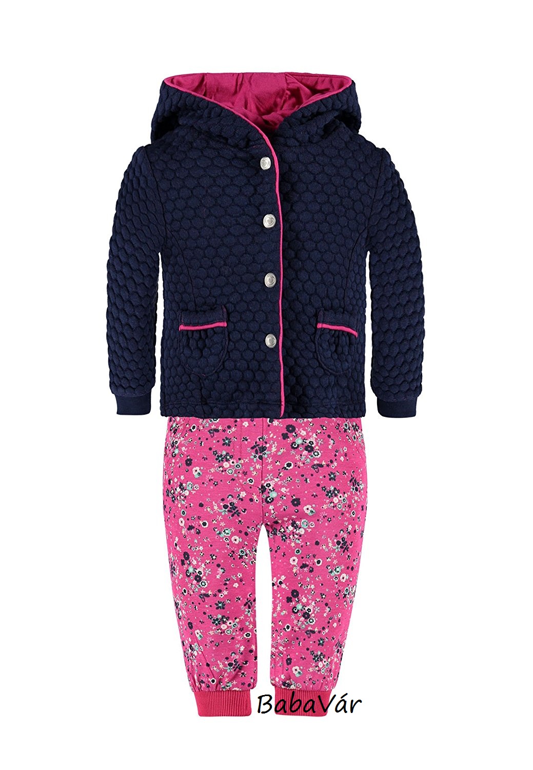 Kanz 3 részes kék/rózsaszín kislány pamut együttes Kanz 3 részes kék/rózsaszín kislány pamut együttes